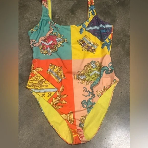 Authentic Versace Royal Rebellion one piece swimsuit or bodysuit - Picture 3 of 10